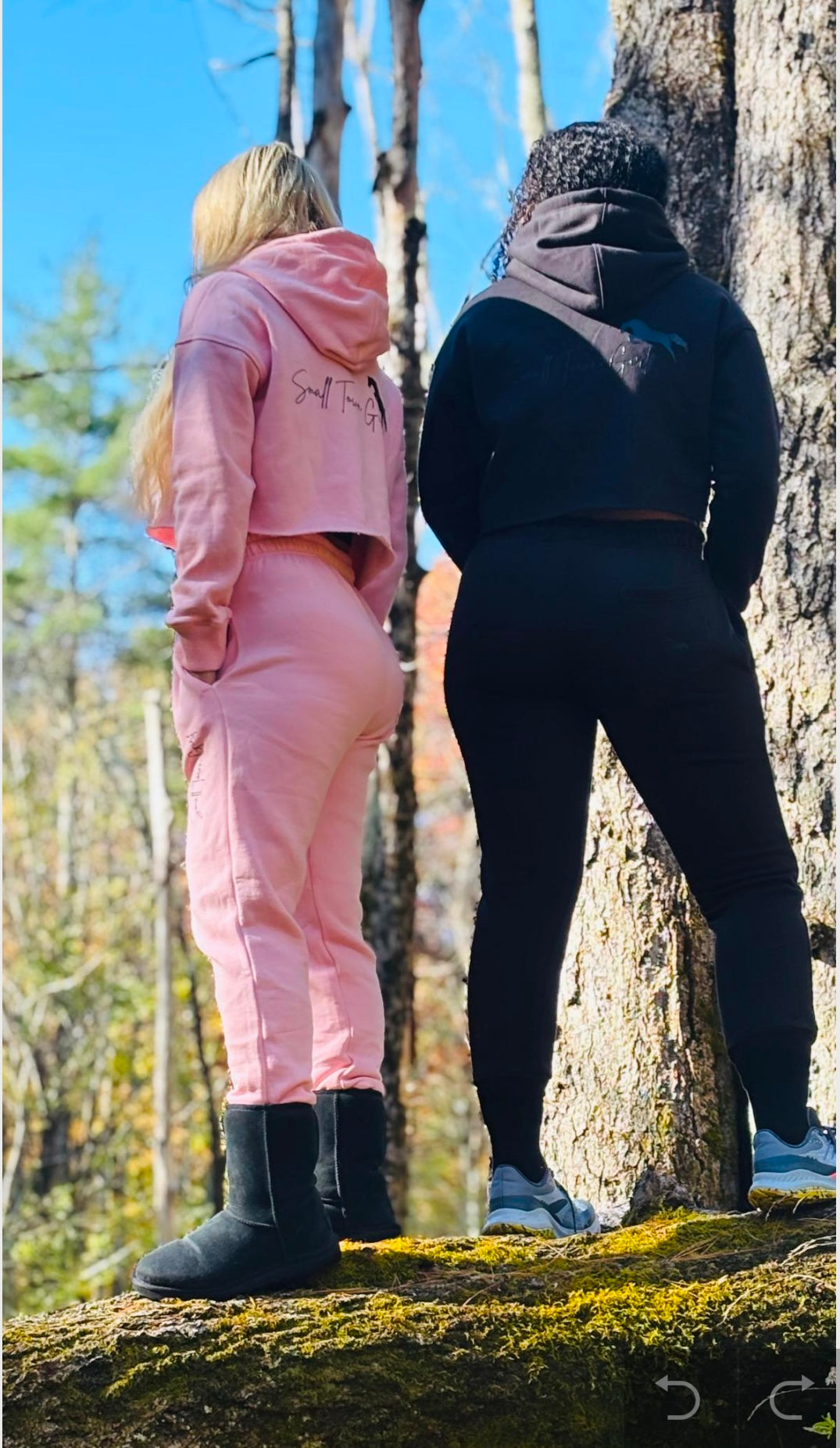 Matching sets- Cropped hoodie with Sweatpants