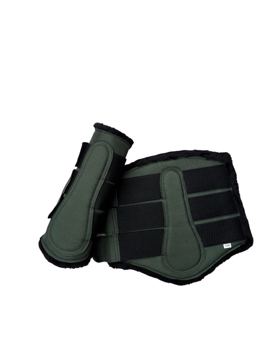 πΏ Hunter Green Brushing Boots with Faux Fleece β | Small Town Girl