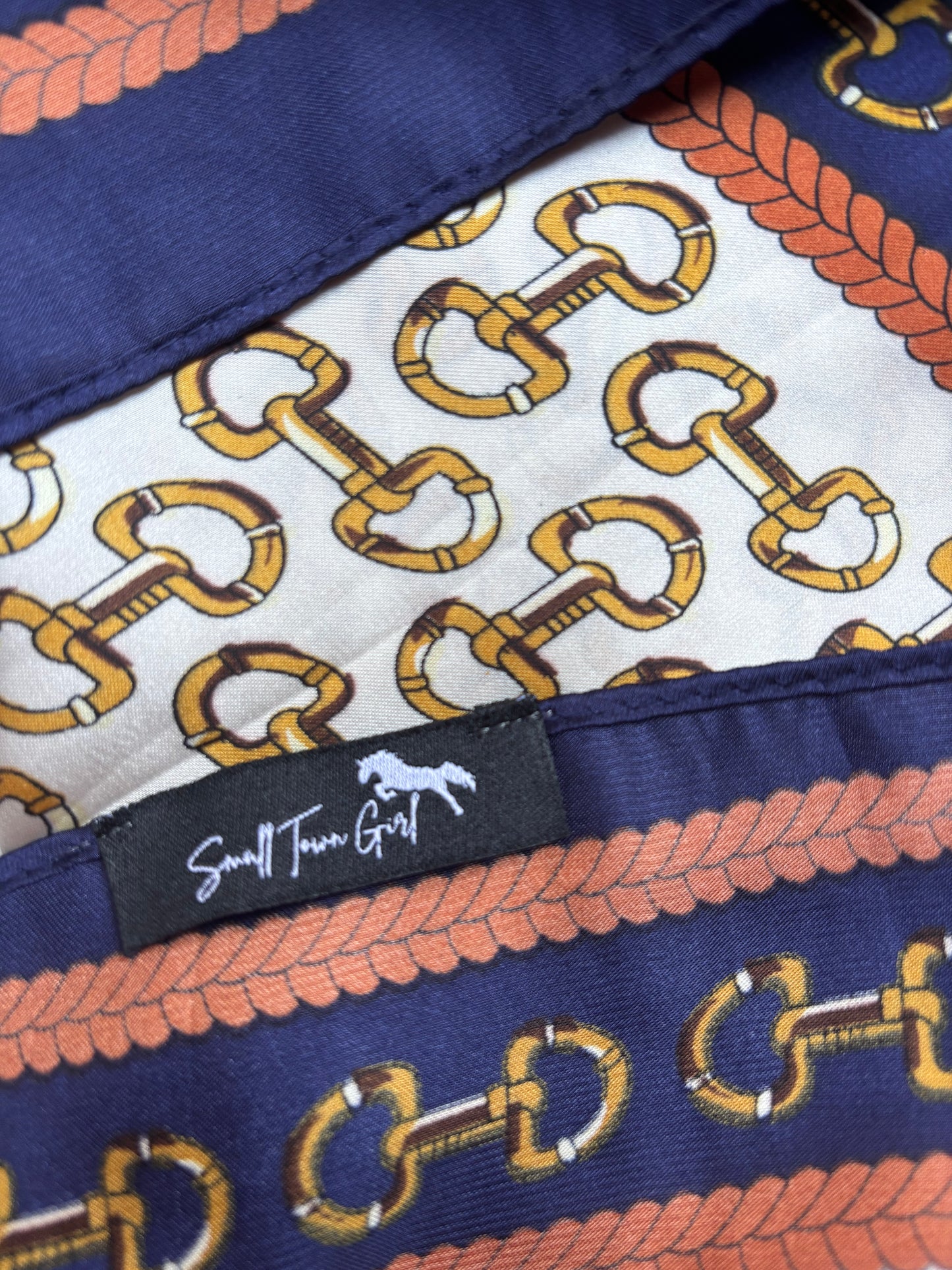 Greenwich Polo scarf Blue