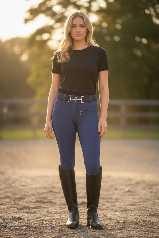 Navy Blue - Full-Seat Silicone Grip