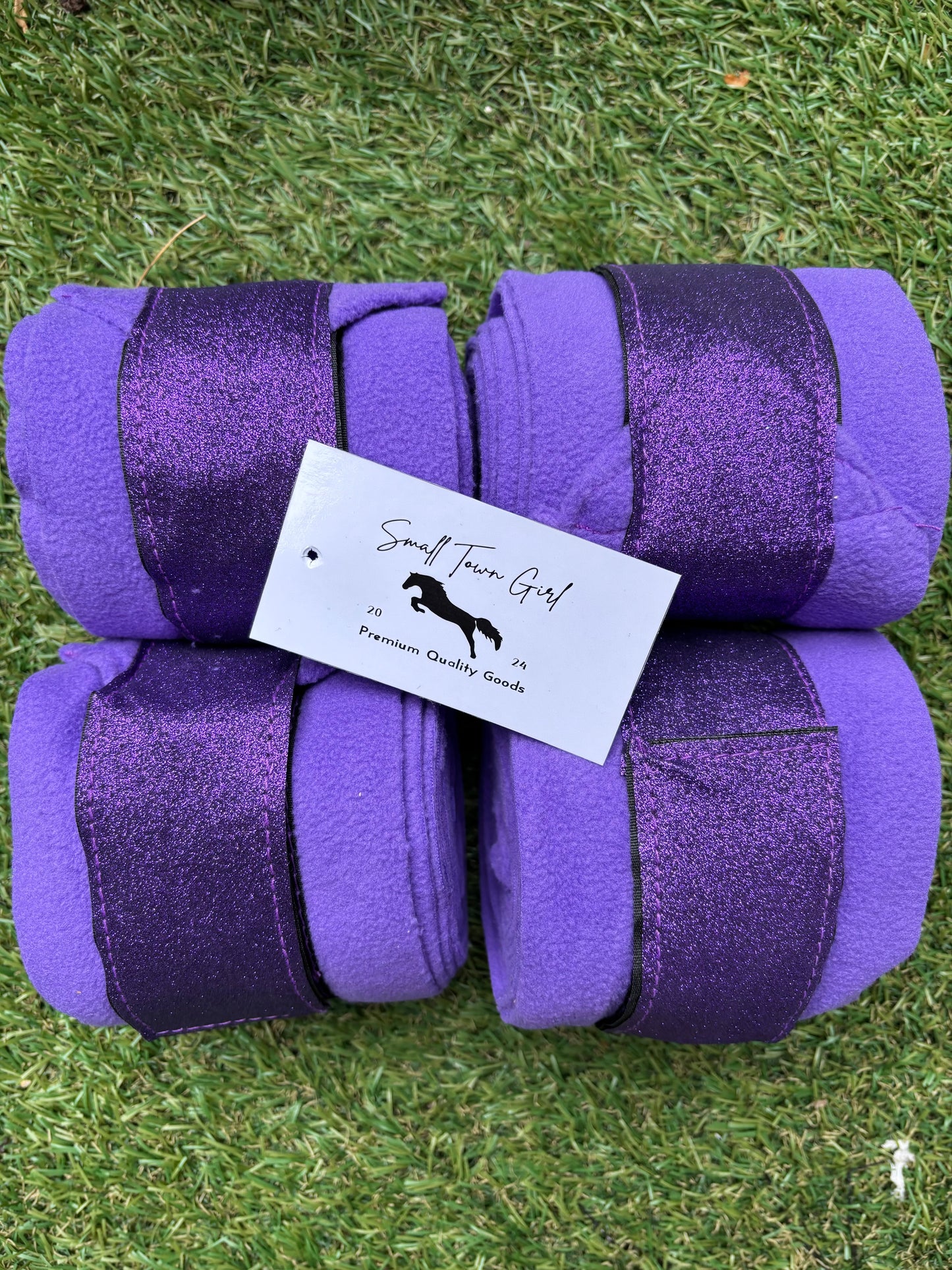 Purple glitters Polo Wraps - Guimauve collection