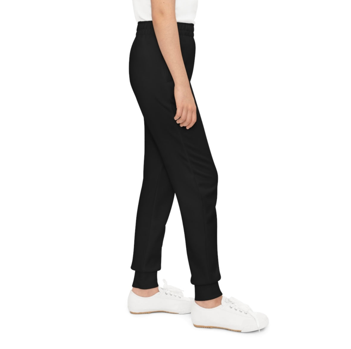 Black Sweatpants with back pocket- horse logo and signature logo