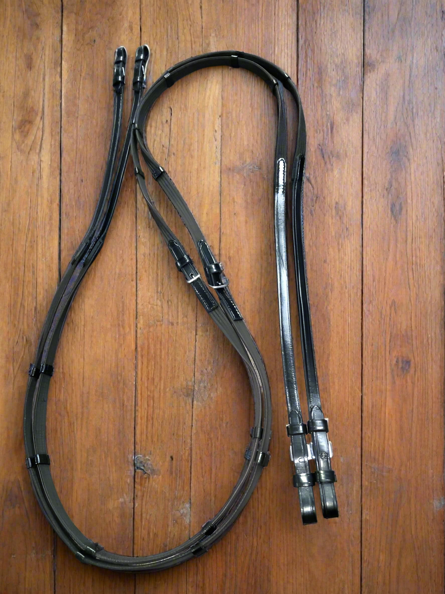 Black Premier Cotton Web Reins