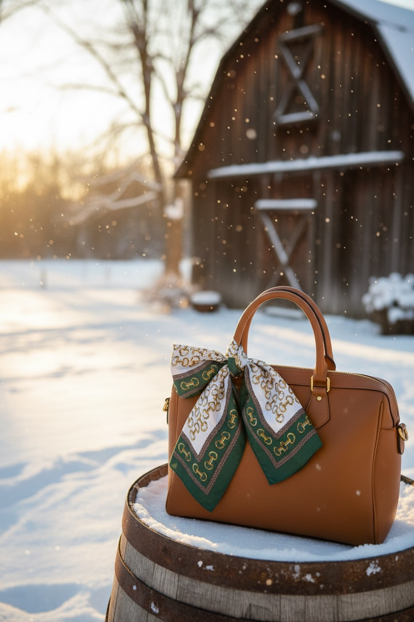 Greenwich Polo Scarf Green