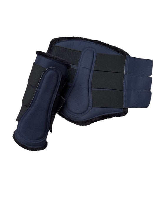 💙 Navy Brushing Boots with Faux Fleece Lining –  | Small Town Girl