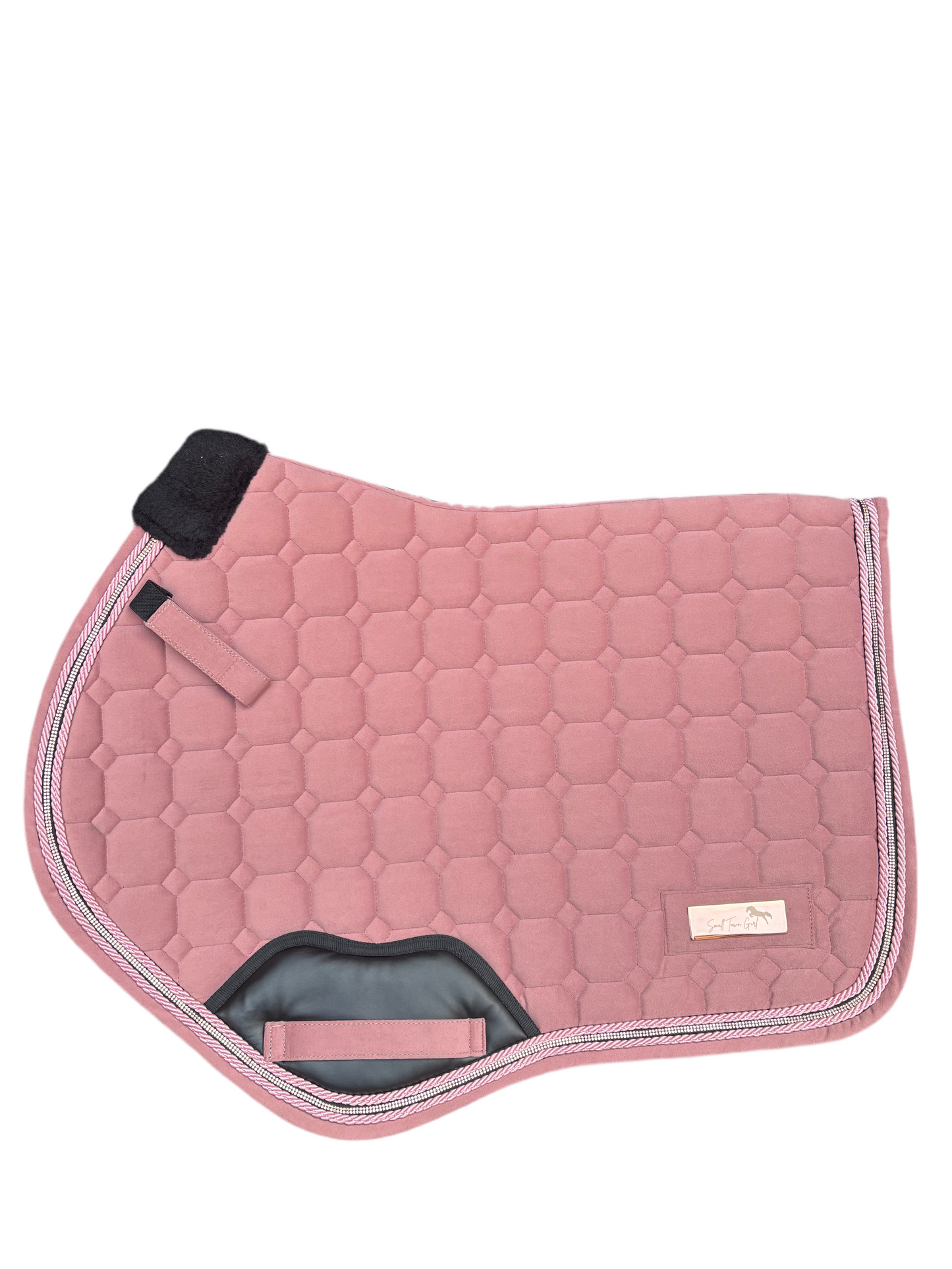 SADDLE PAD VELVET - PINK RHINESTONES
JUMPING - SOFT ROSE