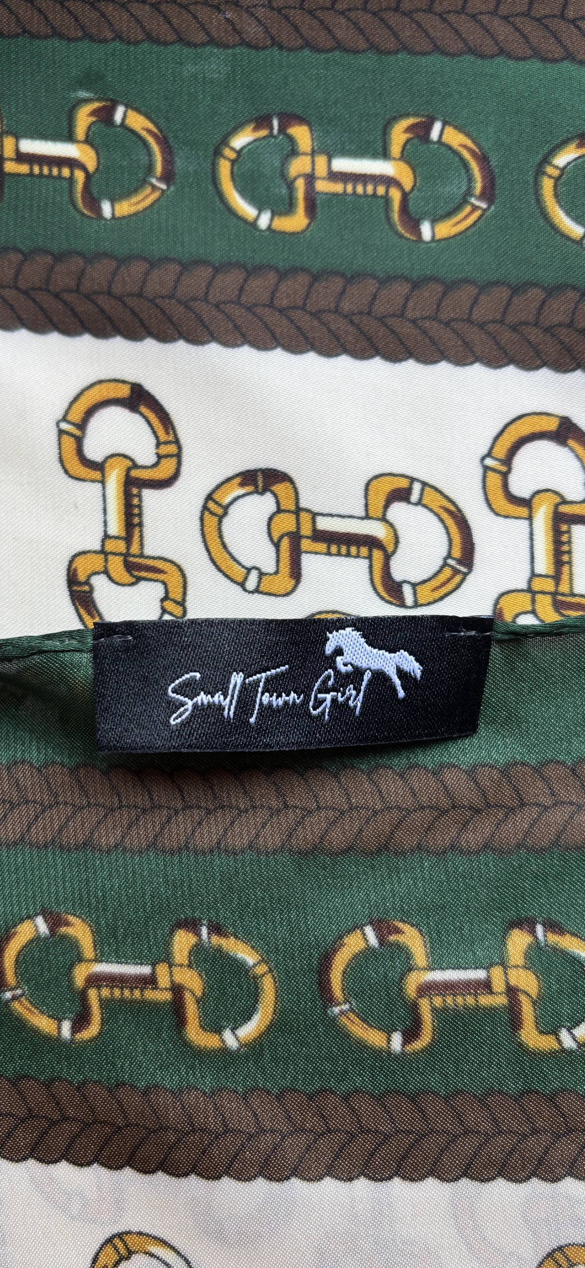 Greenwich Polo Scarf Green