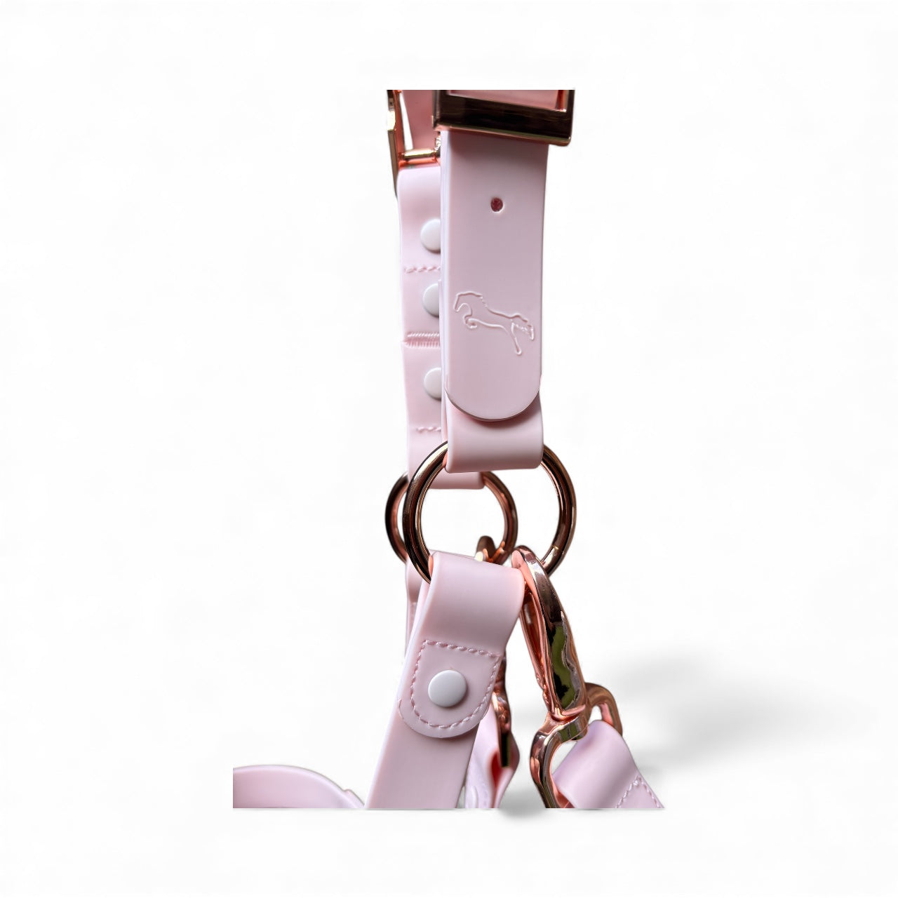 Baby Pink Waterproof Horse Halter – Adjustable, Durable & Weather-Resistant